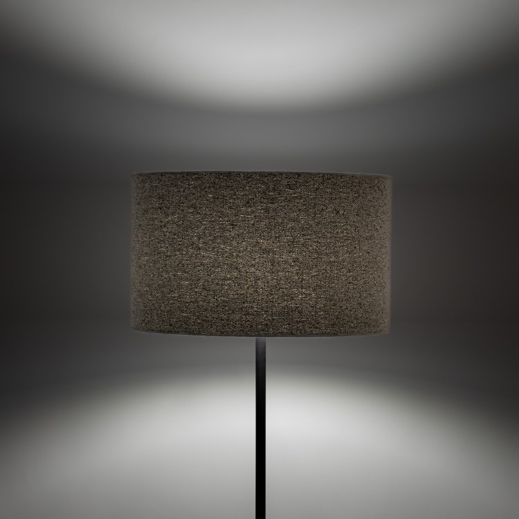 VELLUM BLACK Lampa podłogowa 1XE27 16166 TK Lighting Czarny Multikolor