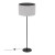 VELLUM BLACK Lampa podłogowa 1XE27 16166 TK Lighting Czarny Multikolor