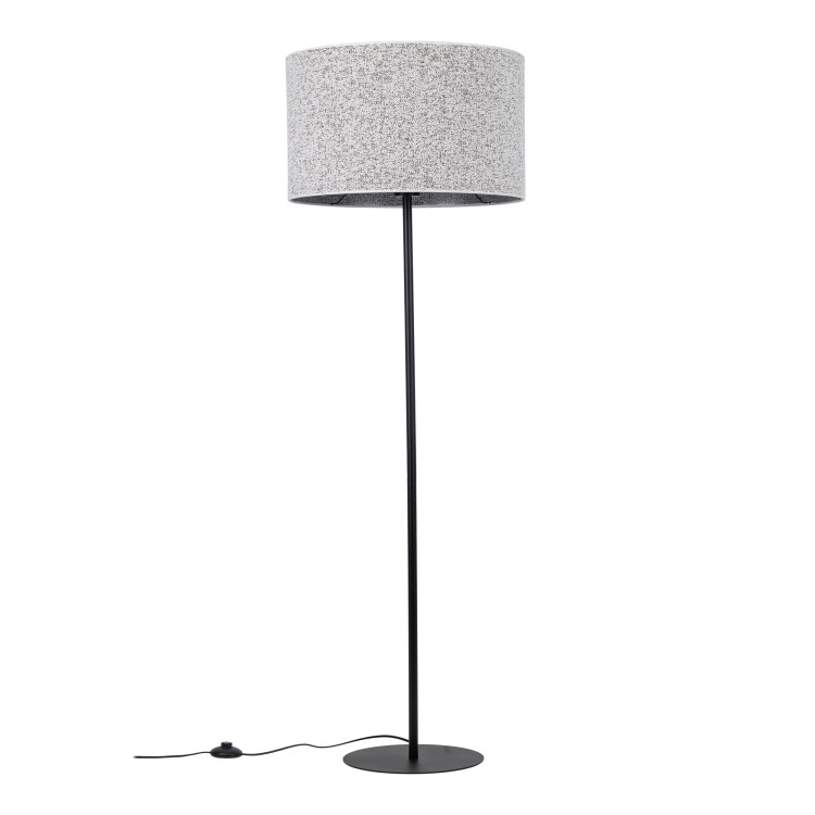 VELLUM BLACK Lampa podłogowa 1XE27 16166 TK Lighting Czarny Multikolor