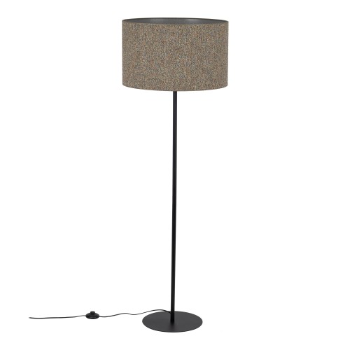 VELLUM BLACK MULTICOLOR Lampa podłogowa 1XE27 16167 TK Lighting Czarny Multikolor
