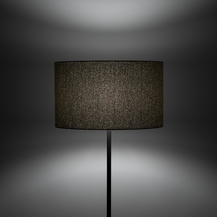 VELLUM BLACK MULTICOLOR Lampa podłogowa 1XE27 16167 TK Lighting Czarny Multikolor