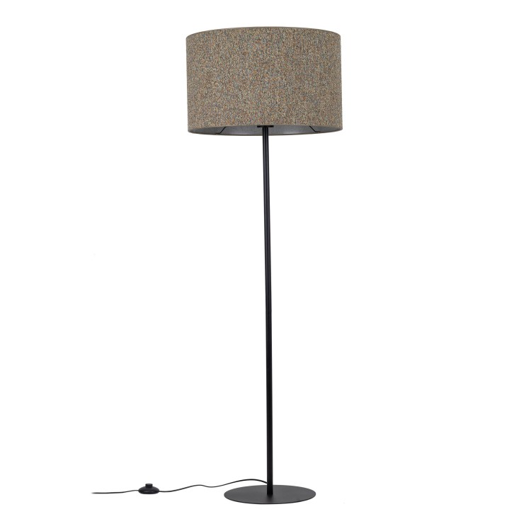 VELLUM BLACK MULTICOLOR Lampa podłogowa 1XE27 16167 TK Lighting Czarny Multikolor