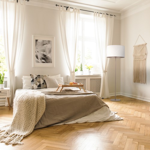 VELLUM SABIA Lampa podłogowa 1XE27 16168 TK Lighting Sabia Beżowy
