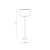 VELLUM SABIA Lampa podłogowa 1XE27 16168 TK Lighting Sabia Beżowy