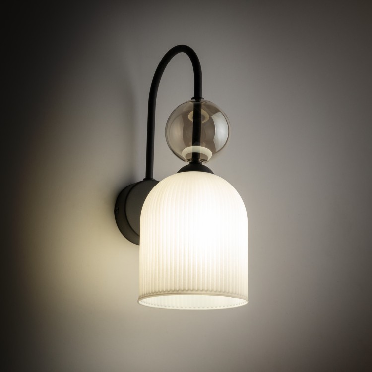 SOPHIA COGNAC WHITE Kinkiet 1XE14 11587 TK Lighting Biały Biały