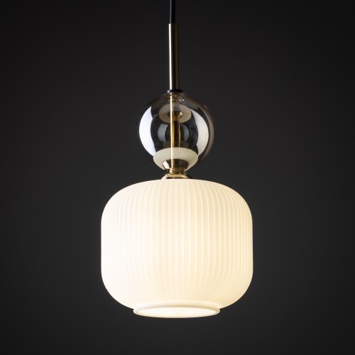 SOPHIA COGNAC WHITE Lampa wisząca 1XE14 11589 TK Lighting Czarny, Złoty Biały
