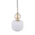 SOPHIA COGNAC WHITE Lampa wisząca 1XE14 11589 TK Lighting Czarny, Złoty Biały