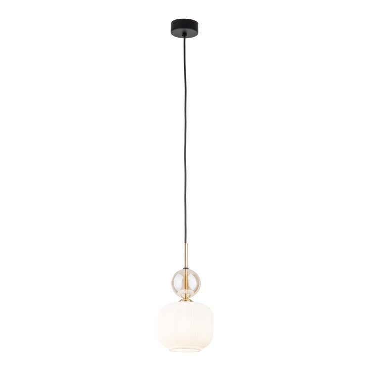 SOPHIA COGNAC WHITE Lampa wisząca 1XE14 11589 TK Lighting Czarny, Złoty Biały