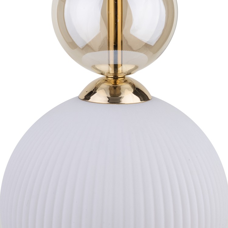 SOPHIA COGNAC WHITE Lampa wisząca 1XE14 11590 TK Lighting Czarny, Złoty Biały