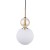 SOPHIA COGNAC WHITE Lampa wisząca 1XE14 11590 TK Lighting Czarny, Złoty Biały