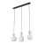 SOPHIA COGNAC WHITE Lampa wisząca 3XE14 11591 TK Lighting Czarny, Złoty Biały
