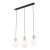 SOPHIA COGNAC WHITE Lampa wisząca 3XE14 11591 TK Lighting Czarny, Złoty Biały
