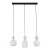 SOPHIA COGNAC WHITE Lampa wisząca 3XE14 11591 TK Lighting Czarny, Złoty Biały