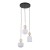 SOPHIA COGNACWHITE Lampa wisząca 3XE14 11592 TK Lighting Czarny, Złoty Biały