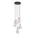 SOPHIA COGNAC WHITE Lampa wisząca 5XE14 11593 TK Lighting Czarny, Złoty Biały