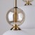 SOPHIA COGNAC WHITE Lampa wisząca 5XE14 11593 TK Lighting Czarny, Złoty Biały