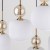SOPHIA COGNAC WHITE Lampa wisząca 6XE14 11594 TK Lighting Czarny, Złoty Biały