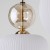 SOPHIA COGNAC WHITE Lampa wisząca 6XE14 11594 TK Lighting Czarny, Złoty Biały