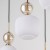 SOPHIA COGNAC WHITE Lampa wisząca 6XE14 11594 TK Lighting Czarny, Złoty Biały