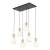 SOPHIA COGNAC WHITE Lampa wisząca 6XE14 11594 TK Lighting Czarny, Złoty Biały