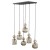 SOPHIA COGNAC Lampa wisząca 6XE14 11044 TK Lighting Bursztyn