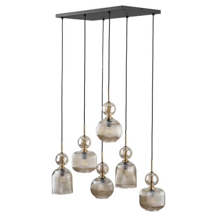 SOPHIA COGNAC Lampa wisząca 6XE14 11044 TK Lighting Bursztyn