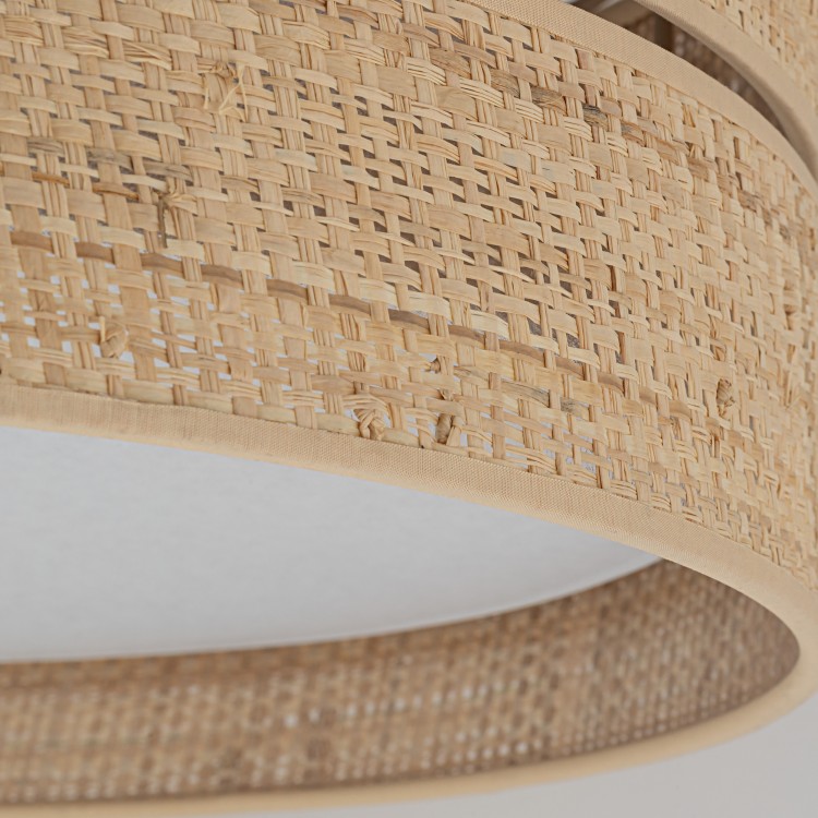 CALMA Lampa sufitowa 450 11598 TK Lighting Biały Słomkowy