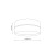 CALMA Lampa sufitowa 450 11598 TK Lighting Biały Słomkowy