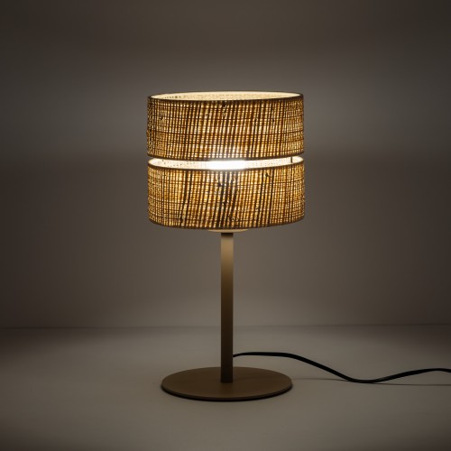 CALMA Lampka nocna 1XE27 16178 TK Lighting Sabia Słomkowy