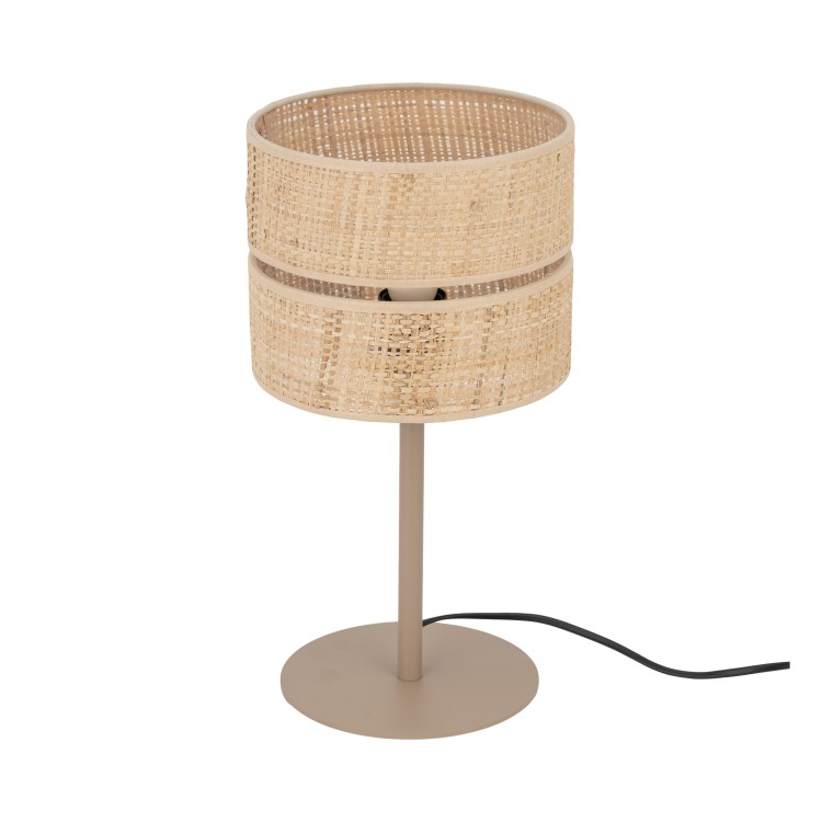 CALMA Lampka nocna 1XE27 16178 TK Lighting Sabia Słomkowy