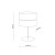 CALMA Lampka nocna 1XE27 16178 TK Lighting Sabia Słomkowy