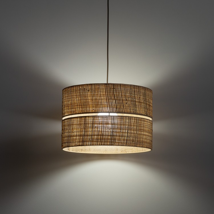 CALMA Lampa wisząca 1XE27 500 11602 TK Lighting Sabia Słomkowy