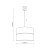 CALMA Lampa wisząca 1XE27 500 11602 TK Lighting Sabia Słomkowy