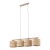 CALMA Lampa wisząca 4XE27 11603 TK Lighting Sabia Słomkowy