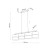 CALMA Lampa wisząca 4XE27 11603 TK Lighting Sabia Słomkowy