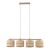 CALMA Lampa wisząca 4XE27 11603 TK Lighting Sabia Słomkowy