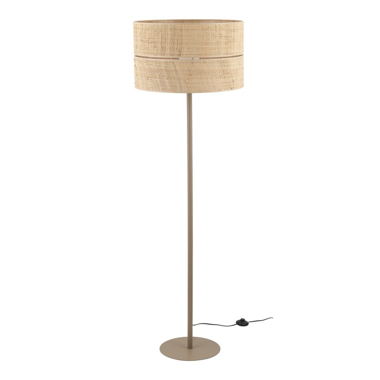 CALMA Lampa podłogowa 1XE27 16181 TK Lighting Sabia Słomkowy
