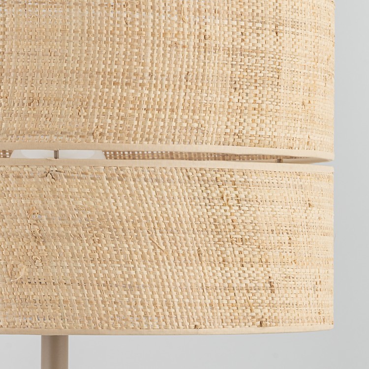 CALMA Lampa podłogowa 1XE27 16181 TK Lighting Sabia Słomkowy