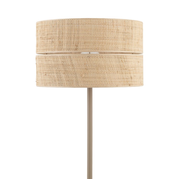 CALMA Lampa podłogowa 1XE27 16181 TK Lighting Sabia Słomkowy