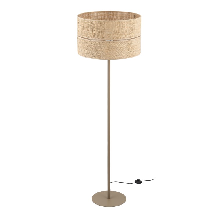 CALMA Lampa podłogowa 1XE27 16181 TK Lighting Sabia Słomkowy