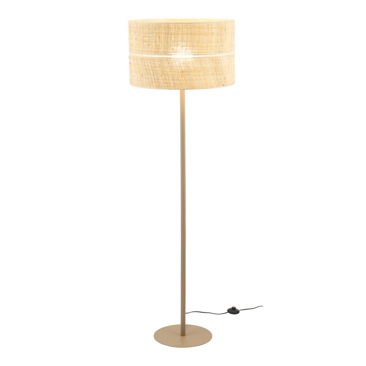 CALMA Lampa podłogowa 1XE27 16181 TK Lighting Sabia Słomkowy