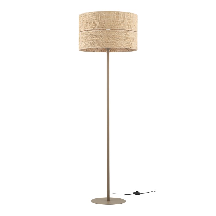 CALMA Lampa podłogowa 1XE27 16181 TK Lighting Sabia Słomkowy