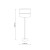 CALMA Lampa podłogowa 1XE27 16181 TK Lighting Sabia Słomkowy