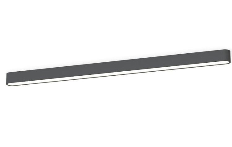 Oprawa liniowa sufitowa SOFT CEILING LED 120X6 GRAPHITE 7524 NOWODVORSKI Lighting T8 120cm Loft nowoczesna lampa sufitowa oświetleniowa grafitowa Inspiracje Premium