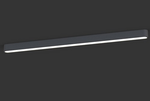 Oprawa liniowa sufitowa SOFT CEILING LED 120X6 GRAPHITE 7524 NOWODVORSKI Lighting T8 120cm Loft nowoczesna lampa sufitowa oświetleniowa grafitowa Inspiracje Premium