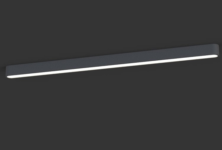 Oprawa liniowa sufitowa SOFT CEILING LED 120X6 GRAPHITE 7524 NOWODVORSKI Lighting T8 120cm Loft nowoczesna lampa sufitowa oświetleniowa grafitowa Inspiracje Premium