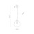 LAVA L SABIA Lampa wisząca 1XE27 11325 TK Lighting Sabia Koniak