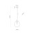 LAVA M BROWN Lampa wisząca 1XE27 11326 TK Lighting Brąz Koniak