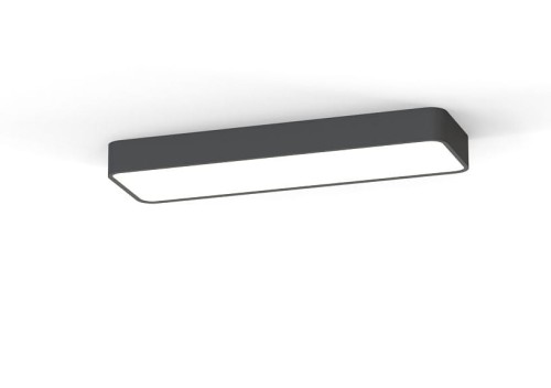 Oprawa liniowa sufitowa SOFT CEILING LED 60x20 GRAPHITE 7526 NOWODVORSKI Lighting 2xT8 60cm Loft nowoczesna lampa sufitowa oświetleniowa grafitowa Inspiracje Premium