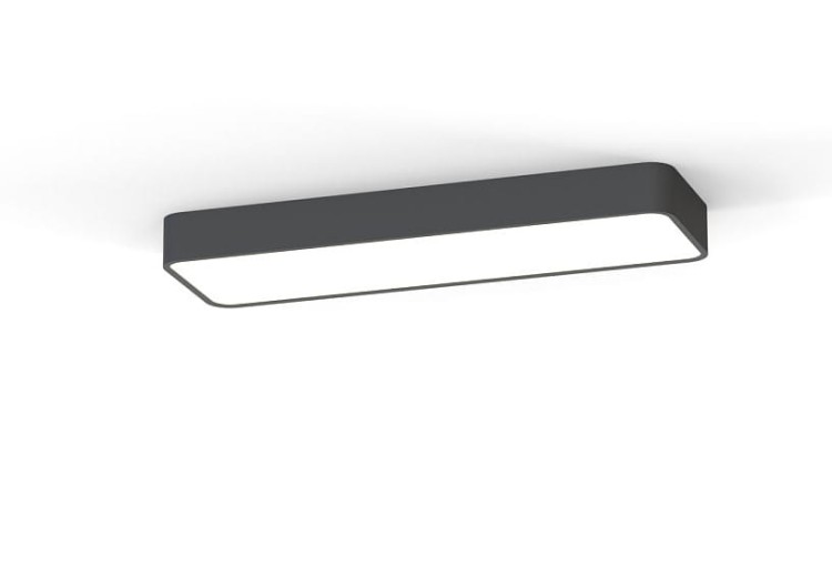 Oprawa liniowa sufitowa SOFT CEILING LED 60x20 GRAPHITE 7526 NOWODVORSKI Lighting 2xT8 60cm Loft nowoczesna lampa sufitowa oświetleniowa grafitowa Inspiracje Premium